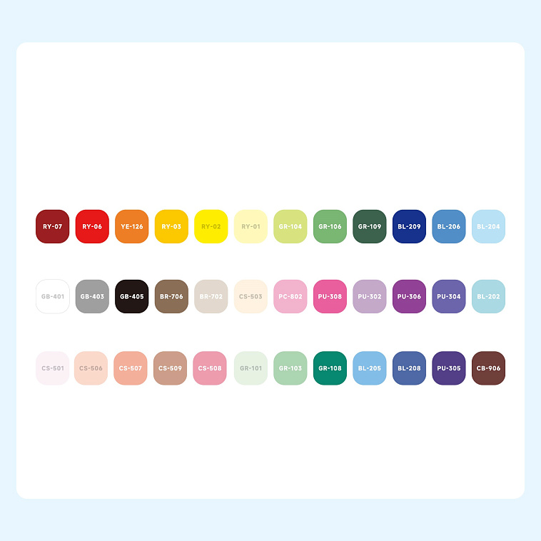 Набор маркеров акриловые Languo, 36 цветов 606x758